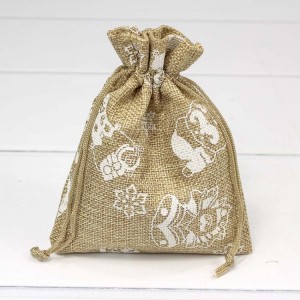 Мешочки из искусственного льна  