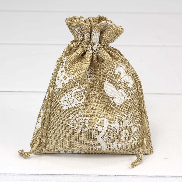 Мешочки из искусственного льна Мешочки из искусственного льна