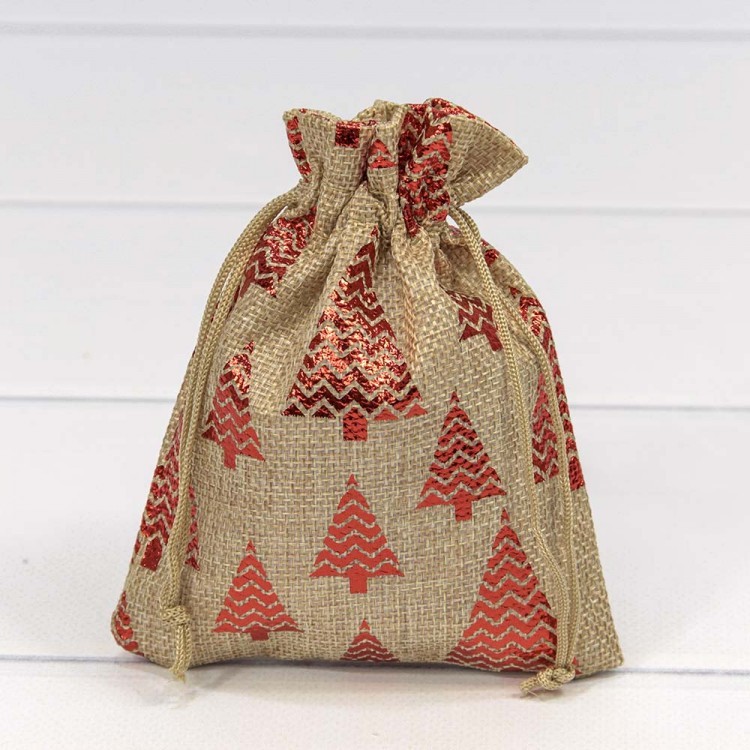 Мешочки из искусственного льна  