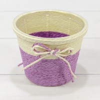 Кашпо плетёное  