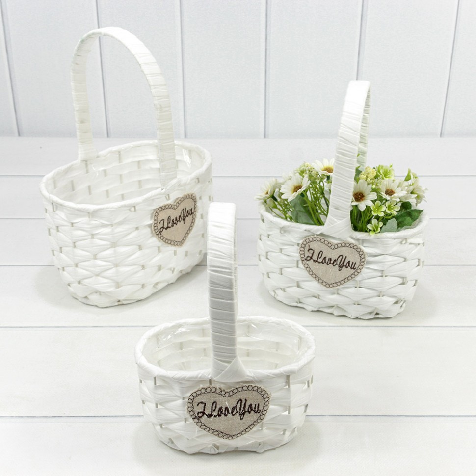 Корзины плетёные Овальные Набор 